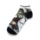 ryo-ishの碧の髪の少女 Ankle Socks