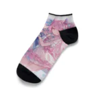 AQUAMETAVERSEのアイドルフラワーズ　なでしこ1478 Ankle Socks