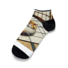 EIKATSU（和風テイスト）の猫又の昼寝 No3 Ankle Socks