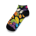 Zonのポップアート　足跡 Ankle Socks