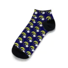 Cosmic TM colorsの餅月兎家の家紋デザイン Ankle Socks