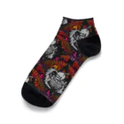 Ａ’ｚｗｏｒｋＳのFallen Angel of SKULL SEAMLESS PATTERN Ankle Socks