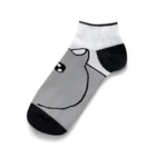 ななぴっぴショップのゆうれい犬(四角) Ankle Socks