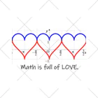 教学館公式ショップのMath is full of LOVE. くるぶしソックス