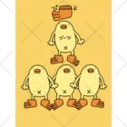 ぴょろりんちょ🐤のひよこ人間ぴよのくるぶしソックス くるぶしソックス