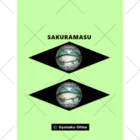 G-HERRINGのサクラマス！（ SAKURAMASU ）あらゆる生命たちへ感謝をささげます。 くるぶしソックス