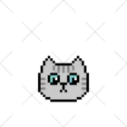 やきぱんのドット絵のねこ（サバトラ） Ankle Socks