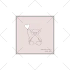 rilybiiの🧸 Bear and heart white balloon . くるぶしソックス