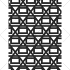Maruai Artisanの合パターン 黒(Ai Pattern Black) くるぶしソックス