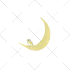 rilybiiのThe watching moon and the resting yellow bird. くるぶしソックス