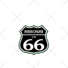 NfMのHIROSHIのルート66＿黒 くるぶしソックス