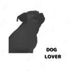 DOG LOVERのDOG LOVER（パグ） Ankle Socks