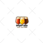 ベルギービールバー麦酒本舗公式グッズの3Belgian Beers くるぶしソックス