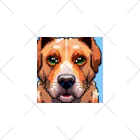 getprizeのドット絵の犬 くるぶしソックス