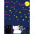 Amasyuiroのmagboxシリーズ　猫月夜 Ankle Socks