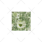 千裕アトリエ（いつもありがとう）のグリーンティーのアート　green tea art Ankle Socks