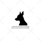 SSYmerketのOriginal goods with "Bonding with Dogs" quotes くるぶしソックス