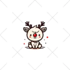 🥀のたの赤いお鼻のトナカイの赤ちゃん　Mr.BabyRED クリスマス くるぶしソックス
