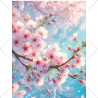 終わらない夢に🌈の美しい桜🌸✨ くるぶしソックス