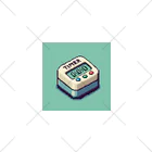 ドット絵調理器具のドット絵「タイマー」 くるぶしソックス