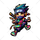 rsrsrsrsrの“Digital Ninja” くるぶしソックス