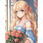 プリンゴブリンの花束バラ子さん くるぶしソックス