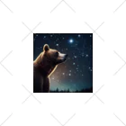 ビビッドストアの星を眺めるかわいい熊 Ankle Socks