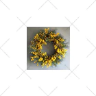 AQUAMETAVERSEのミモザの花をりース　なでしこ1478 くるぶしソックス