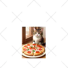 モノモノクローゼットのピザ猫 くるぶしソックス