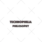technophilia philosophyのブランドロゴ くるぶしソックス