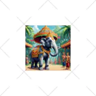 South East Asia culture shopの【東南アジアのカルチャーシリーズ】タイの象さん くるぶしソックス