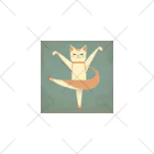 pompomダンスのバレリーナ猫のリララちゃん くるぶしソックス
