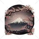 ころんと和み屋の桜と富士山 くるぶしソックス