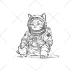 runa525の宇宙ねこ.大和 くるぶしソックス