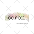 coron.のcoron.ショップブランドマーク くるぶしソックス