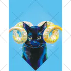 HB eichibiiのhorned cat（ヒツジ） くるぶしソックス