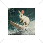 AQUAMETAVERSEのサーフィンをするウサギ Ankle Socks