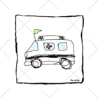 ロリータ総合病院の救急車[前面] くるぶしソックス
