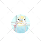 まめるりはことりの可愛いのぞき見セキセイインコちゃん【まめるりはことり】 くるぶしソックス