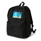 Laugh Rain LaboのHealing sea_am Backpack