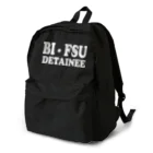 DRIPPEDのBI-FSU DETAINEE 白ロゴ Backpack