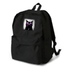 Moa_Mindの黒猫紫サングラス Backpack