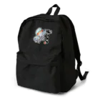 おもしろ書道Tシャツ専門店『てんくり』の煽りイカ / 魚ダジャレシリーズ Backpack