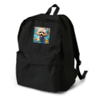 ワンちゃん大好きの熱帯魚と遊ぶトイプードル Backpack