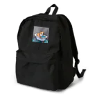 wakuwaku26のお風呂に入るボス猫 Backpack