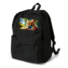Ama'sのトラ猫Thinking Time Backpack