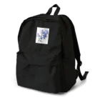 AQUAMETAVERSEのブルーパプルの色のスイトピー　なでしこ1478 Backpack