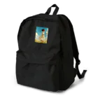 AQUAMETAVERSEのそよ風の中にいる女性　なでしこ1478 Backpack