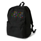 LalaHangeulのカラフルなハングル母音 Backpack