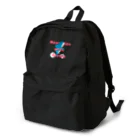 柑橘類のハーレーに乗るメガロドン！！！ Backpack